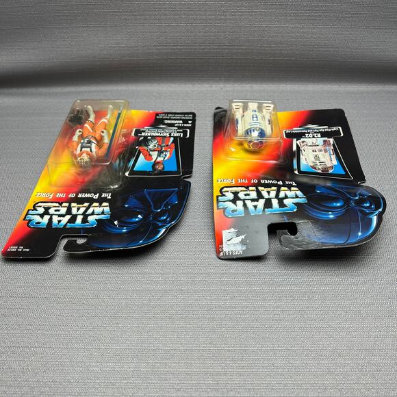 Kenner 1995 Star Wars The Power o/t Force Luke Skywalker & R2-D2 - Picture 3 of 6